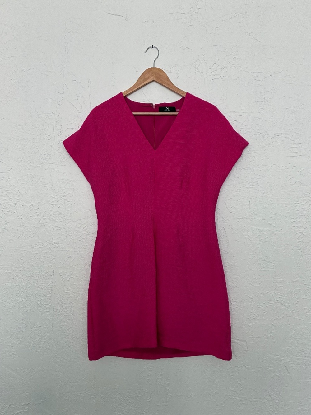 Fuchsia N. NatoriTextured Crepe Dress | Size 10
